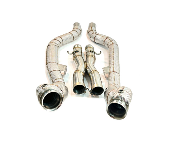 W221 Catted Downpipes