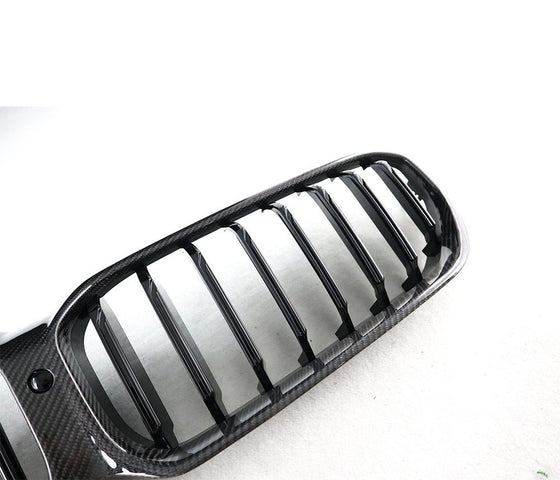 G30 5 Series M Style Carbon Fiber Kidney Grill Replacements