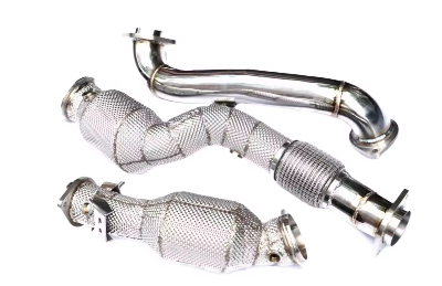 S58 Catted Downpipes with Heat Shield